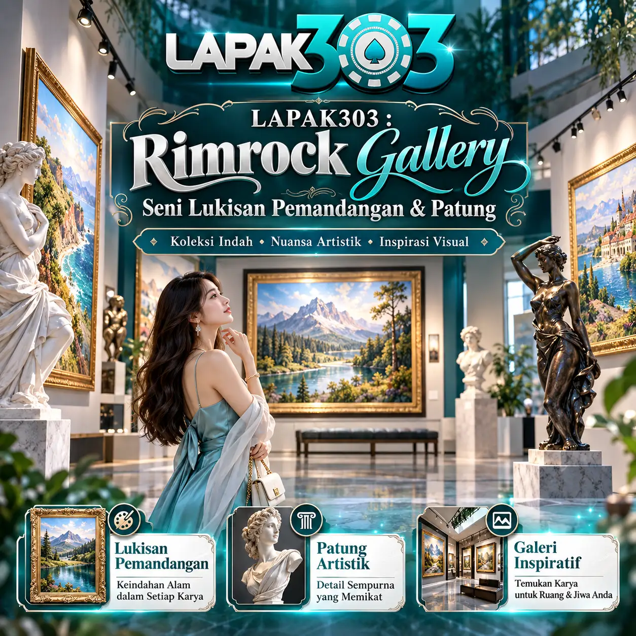 banner LAPAK303 : Rimrock Gallery Seni Lukisan Pemandangan & Patung
